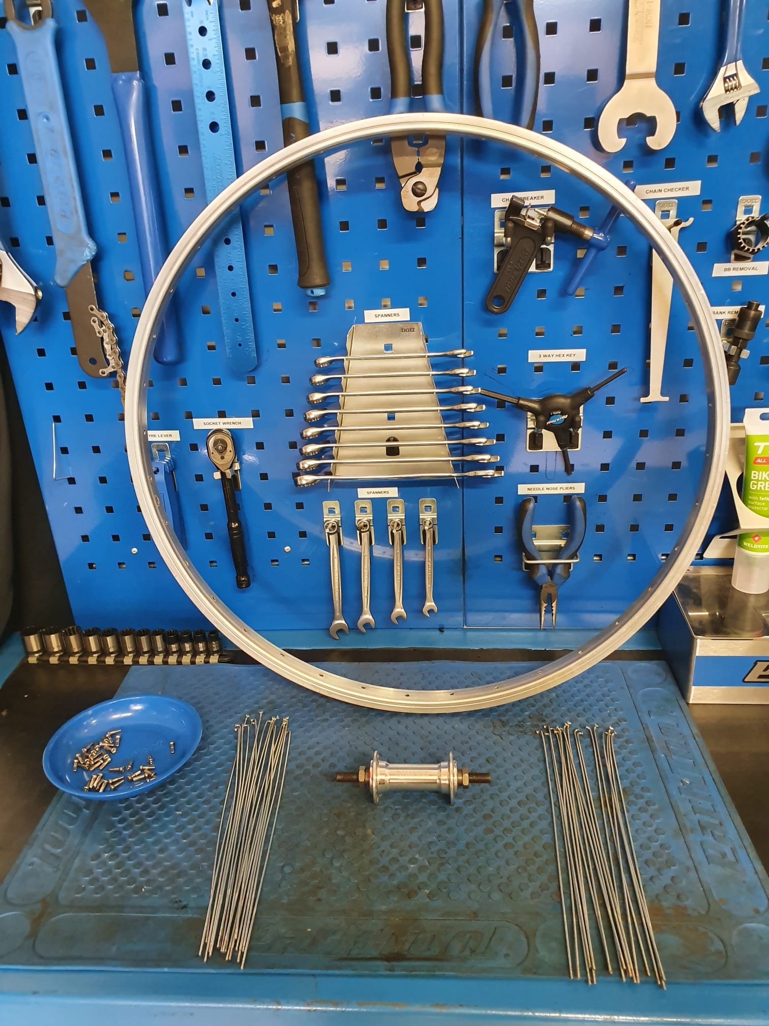 1 Day Wheel Building Course (Front Wheel), Cycle Training Ireland